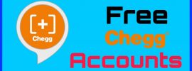 free chegg accounts
