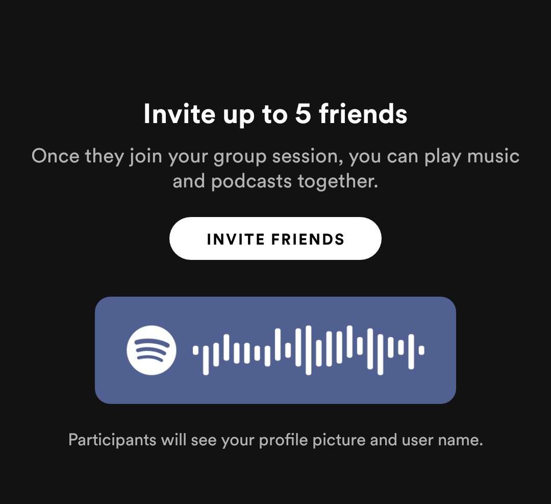 Group session on Spotify