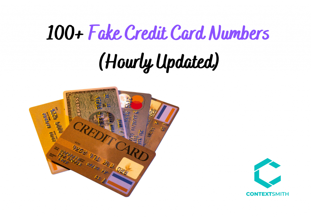 Fake Credit Card Numbers