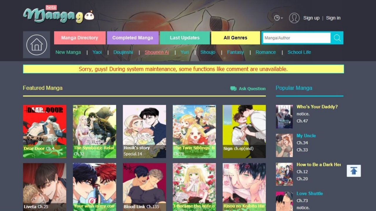Anime&Manga-Hub - Anime and Manga Online HTML5 Website Template #319786